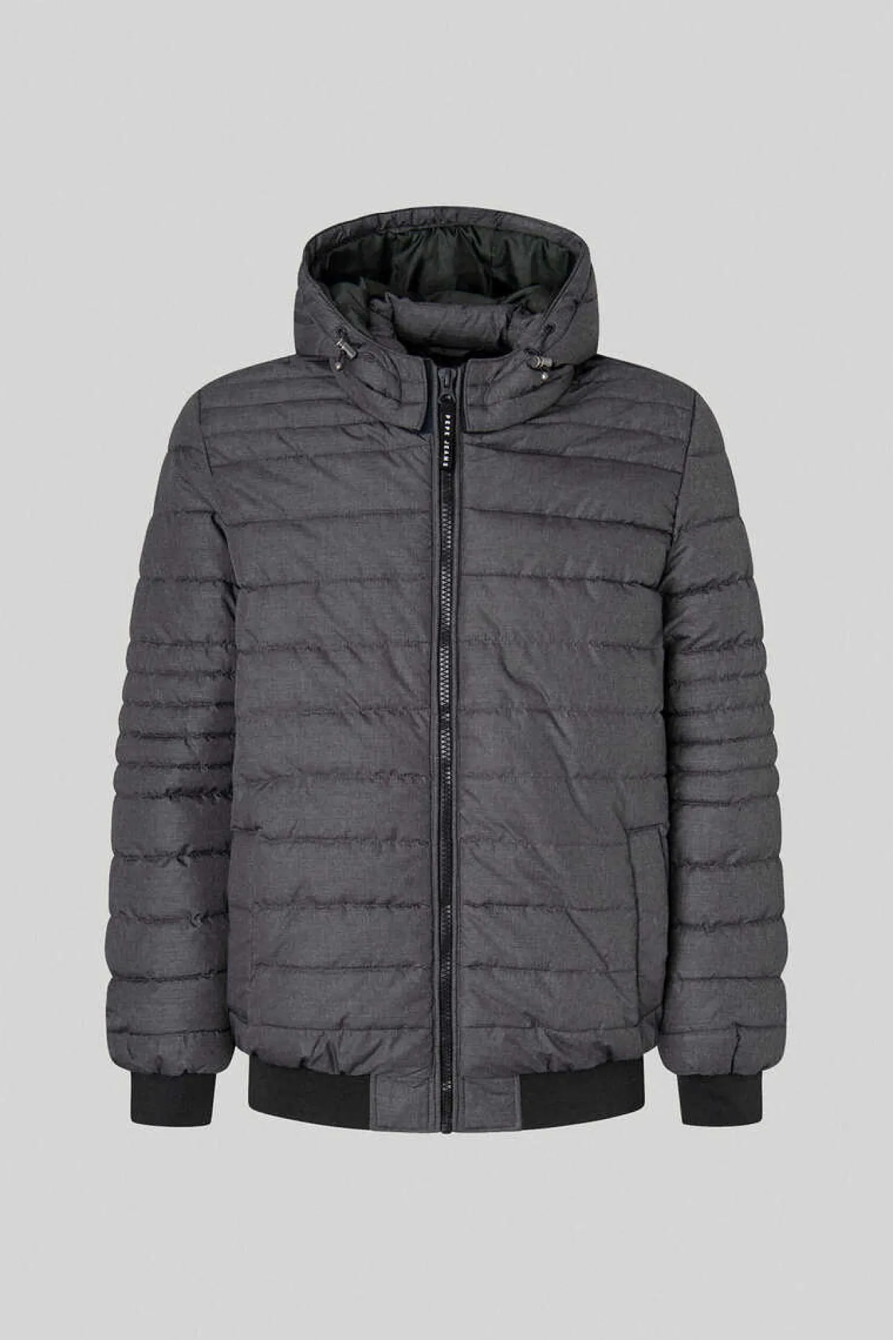 Casaco De Penas Acolchoado Jaspeado