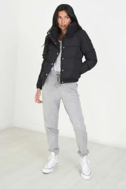 Casaco De Penas Acolchoado Automaticos