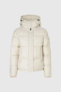 Casaco De Penas Acolchoado Capuz