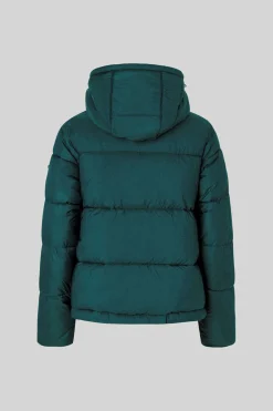 Casaco De Penas Acolchoado Capuz