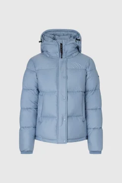 Casaco De Penas Acolchoado Capuz