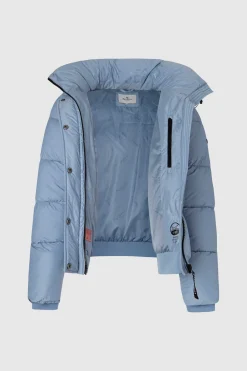 Casaco De Penas Acolchoado Capuz