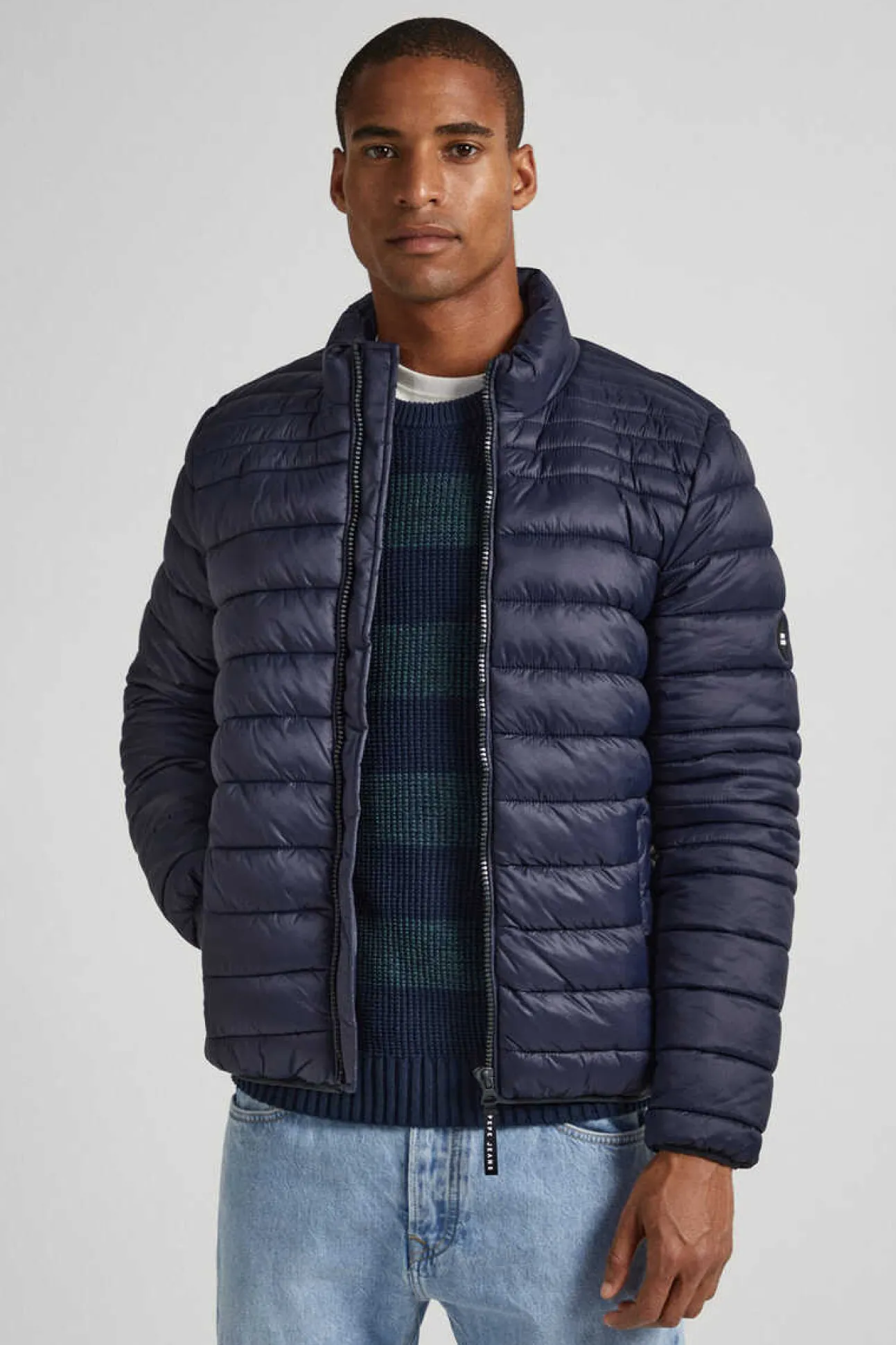 Casaco De Penas Acolchoado