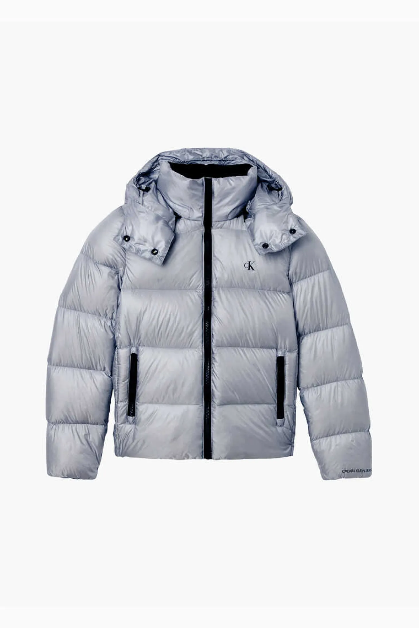 Casaco De Plumas Com Capuz