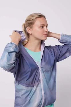 Casaco Reversivel Water-Repellent Lilas