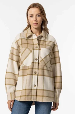 Casaco Shacket Xadrez De Tato Suave