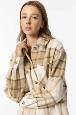 Casaco Shacket Xadrez De Tato Suave