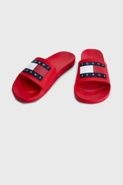 Chanclas Tommy Jeans Flag Roja