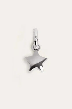 Charm Simple Star De Prata