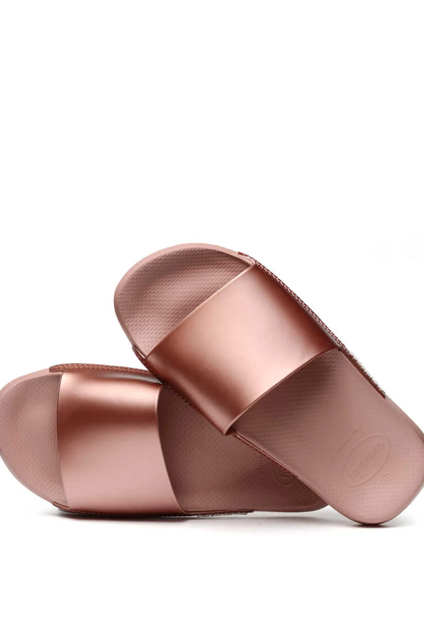 Chinelos Hav. Slide Classic Metallic