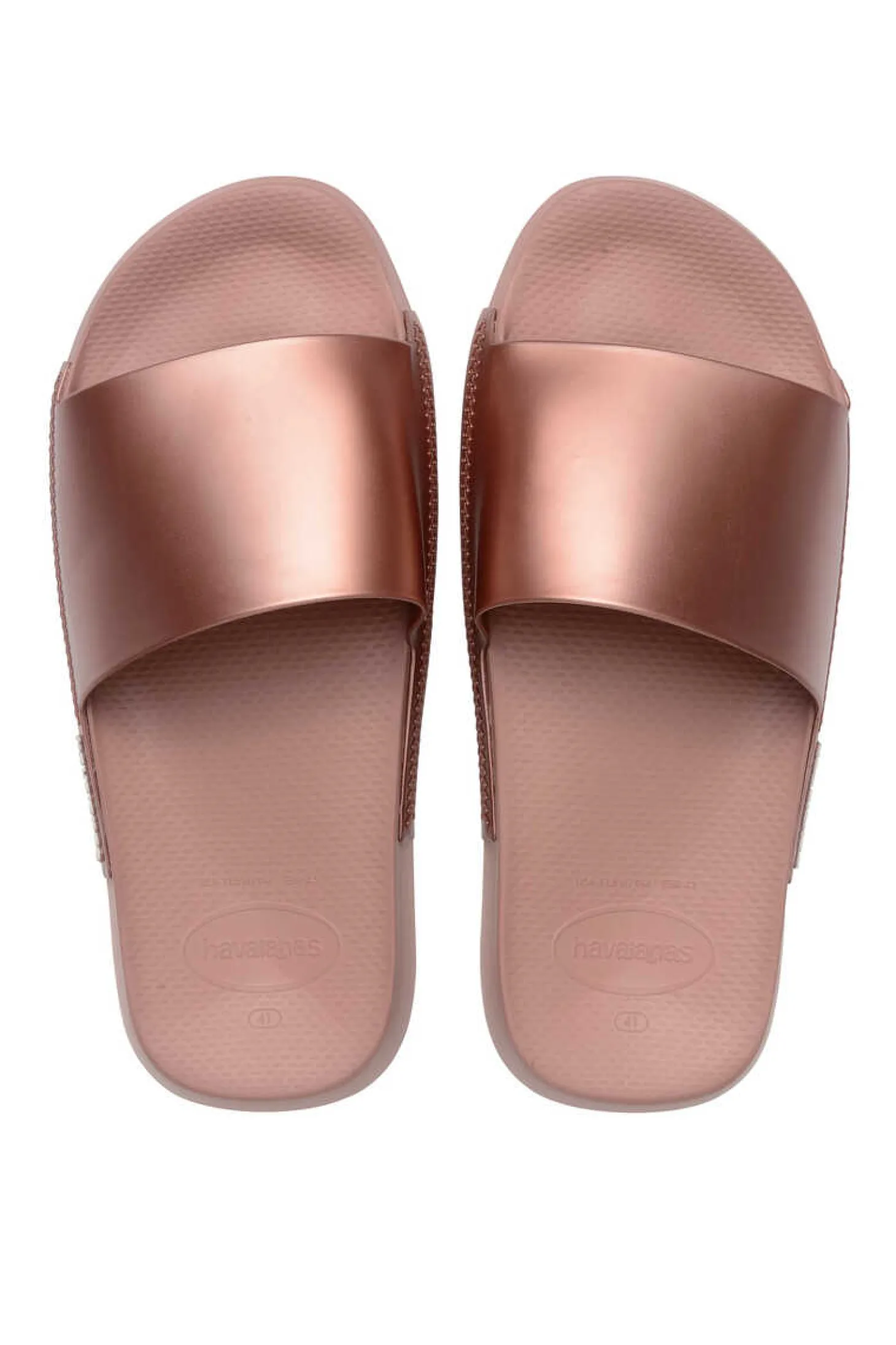 Chinelos Hav. Slide Classic Metallic