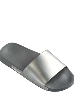 Chinelos Hav. Slide Classic Metallic