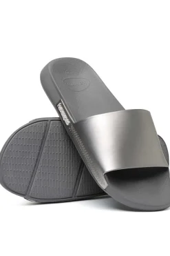 Chinelos Hav. Slide Classic Metallic