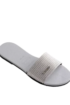 Chinelos Hav. You Malta Metallic