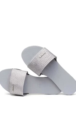 Chinelos Hav. You Malta Metallic