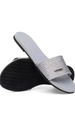 Chinelos Hav. You Malta Metallic