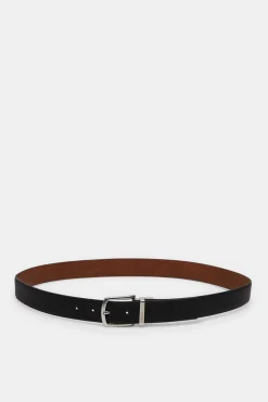 Cinto Efeito Pele Microperfurada Reversivel