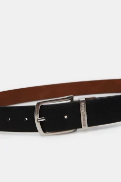 Cinto Efeito Pele Microperfurada Reversivel