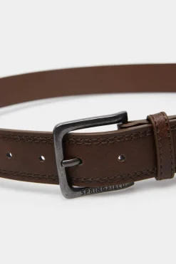 Cinto Efeito Pele Pespontos