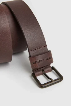 Cinto Pele Fivela Metalica