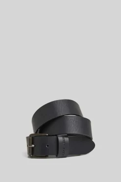 Cinto Pele Fivela Metalica