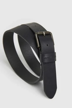 Cinto Pele Fivela Metalica