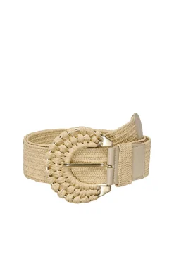 Cinto Trancado Com Fivela Redonda