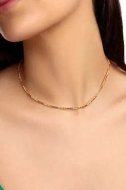 Colar Riviere Colors Ouro