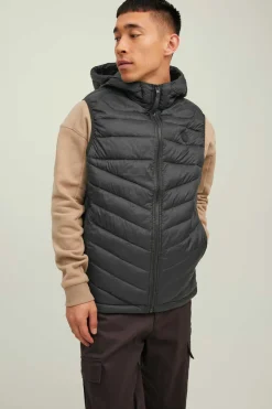 Colete Acolchoado Com Capuz