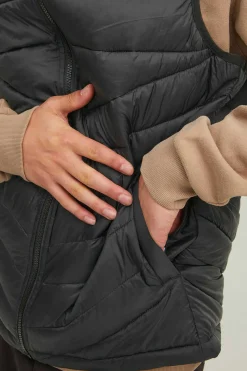 Colete Acolchoado Com Capuz