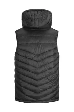 Colete Acolchoado Com Capuz