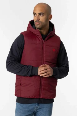 Colete Acolchoado Com Capuz Reversivel