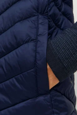 Colete Acolchoado Com Capuz