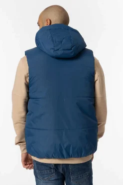 Colete Acolchoado Com Capuz Reversivel
