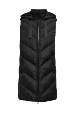 Colete Acolchoado Com Capuz