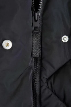 Colete Acolchoado Curto De Mulher