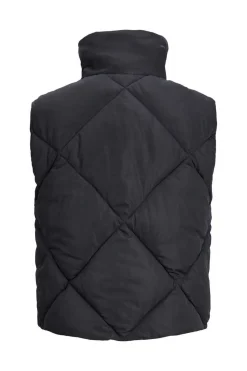 Colete Acolchoado Curto De Mulher