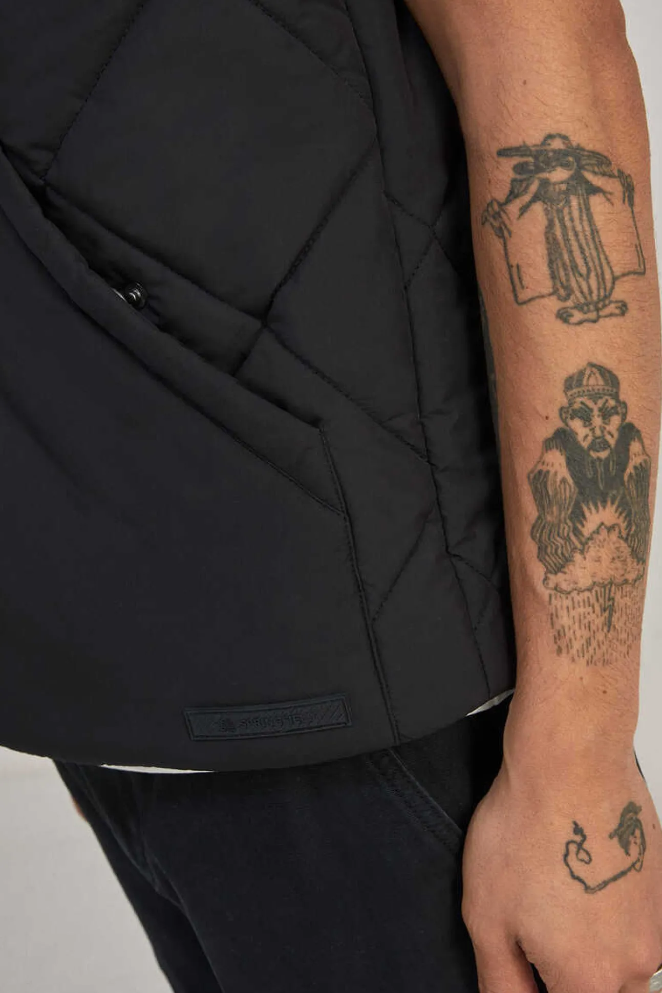 Colete Acolchoado Gola Bomber