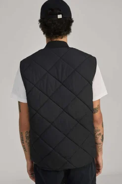 Colete Acolchoado Gola Bomber