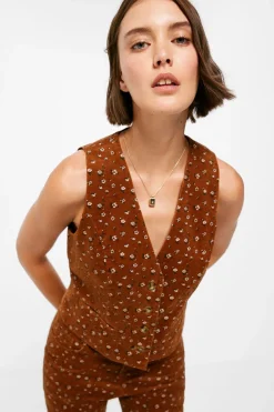 Colete Bombazina Estampado