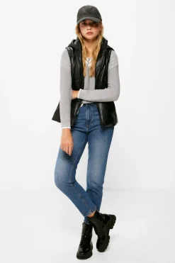 Colete Capuz Comprido