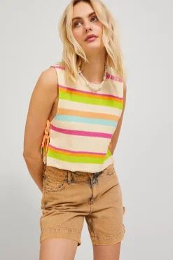 Colete Com Pescoco Redondo