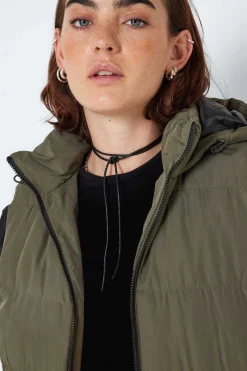 Colete Comprido Acolchoado