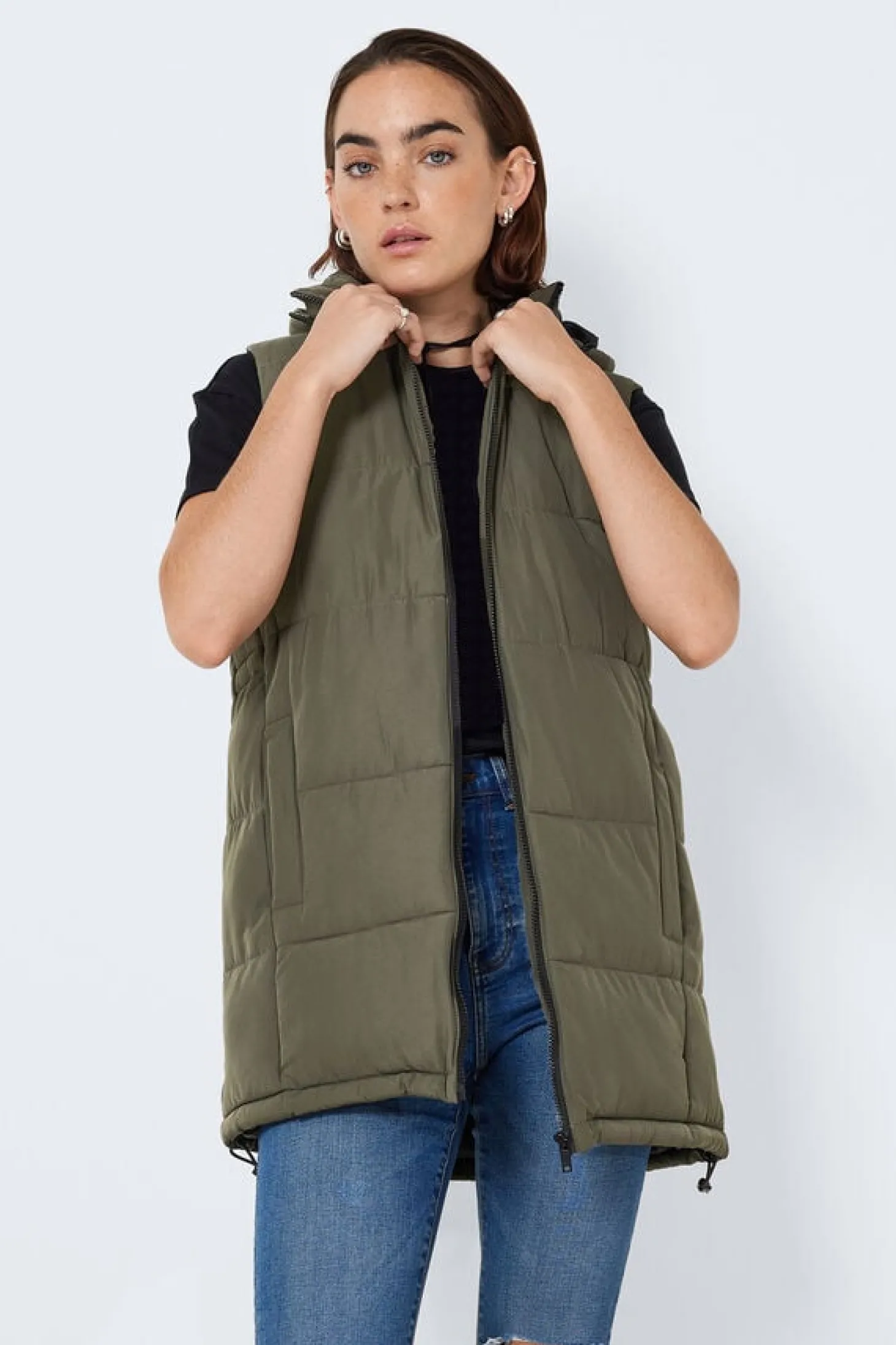 Colete Comprido Acolchoado