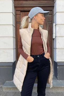 Colete Comprido Acolchoado