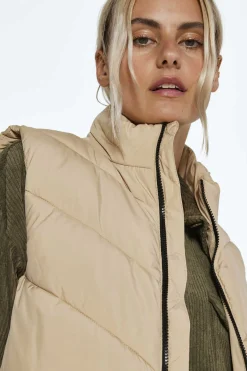 Colete Comprido Acolchoado