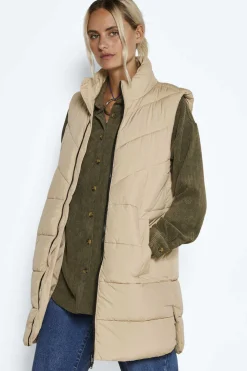 Colete Comprido Acolchoado