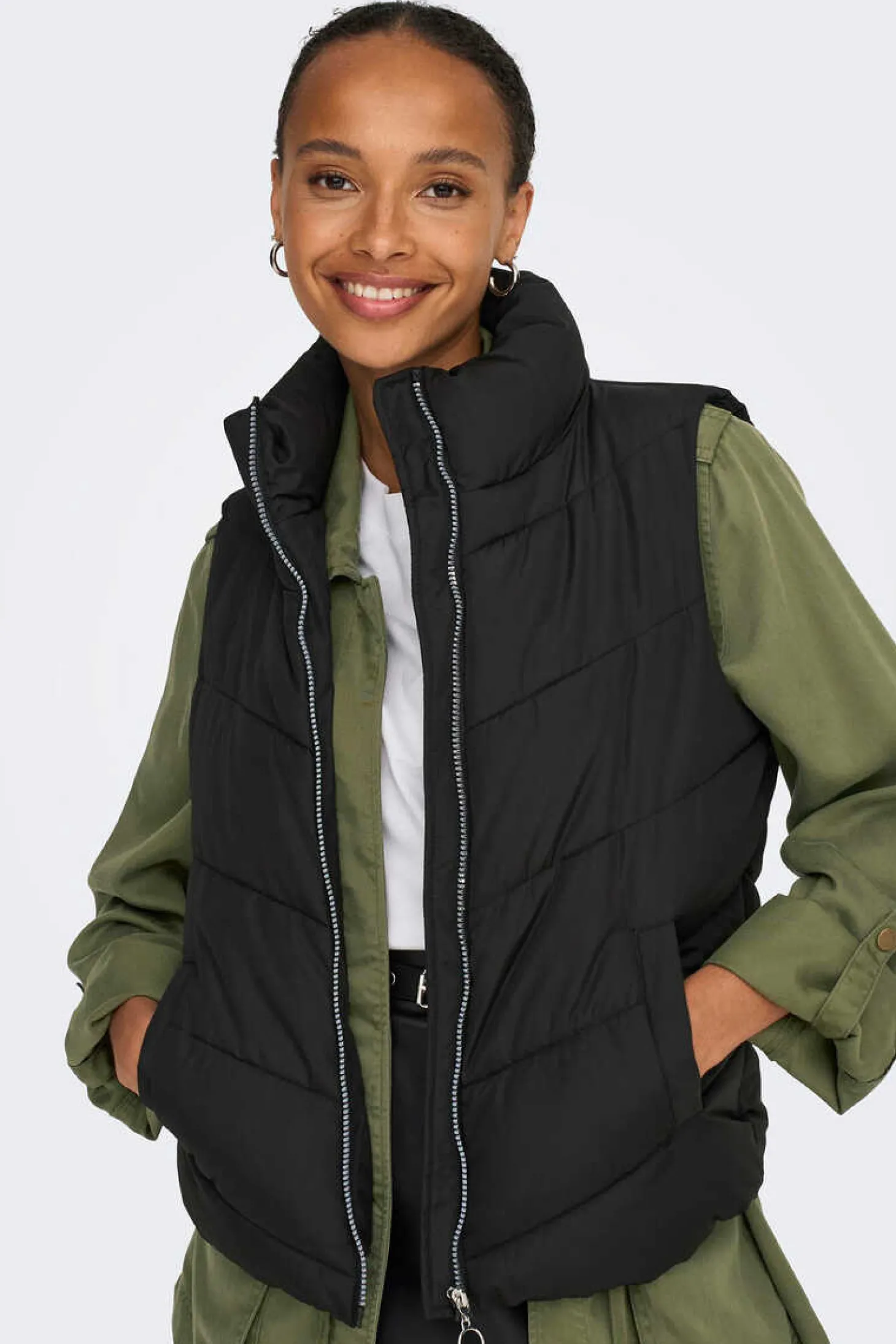 Colete Curto Acolchoado