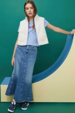 Colete Curto Borrego Cru