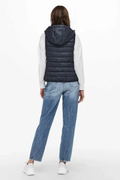 Colete De Mulher Ultraleve Com Capuz